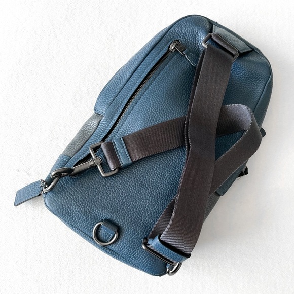 COACH Bleecker Leather Convertible Sling Body Bag - Picture 7 of 15